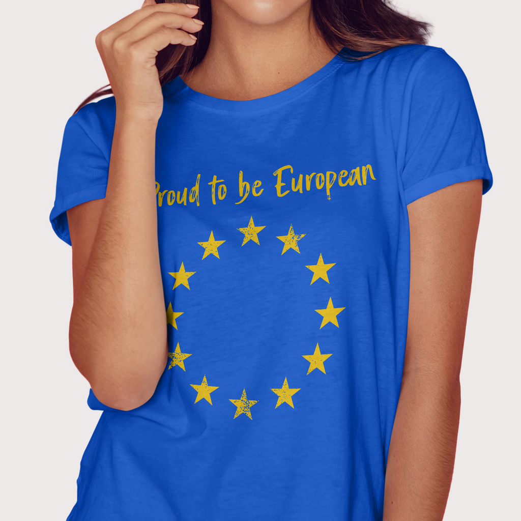 Proud To Be European (Version 2) - EU T-Shirt