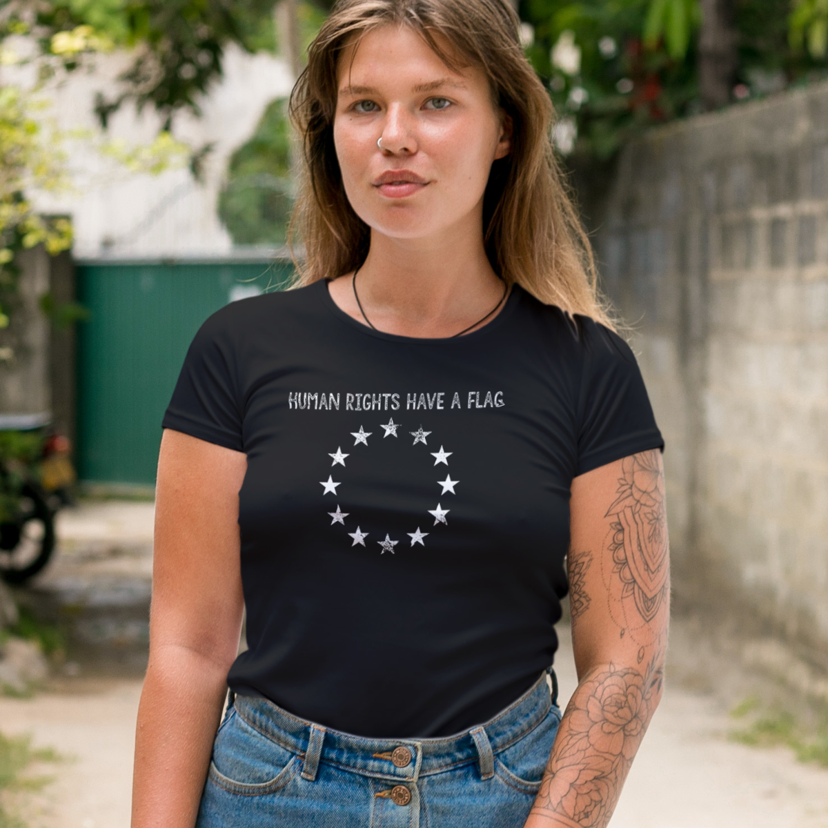 Human Rights Have A Flag - EU T-Shirt